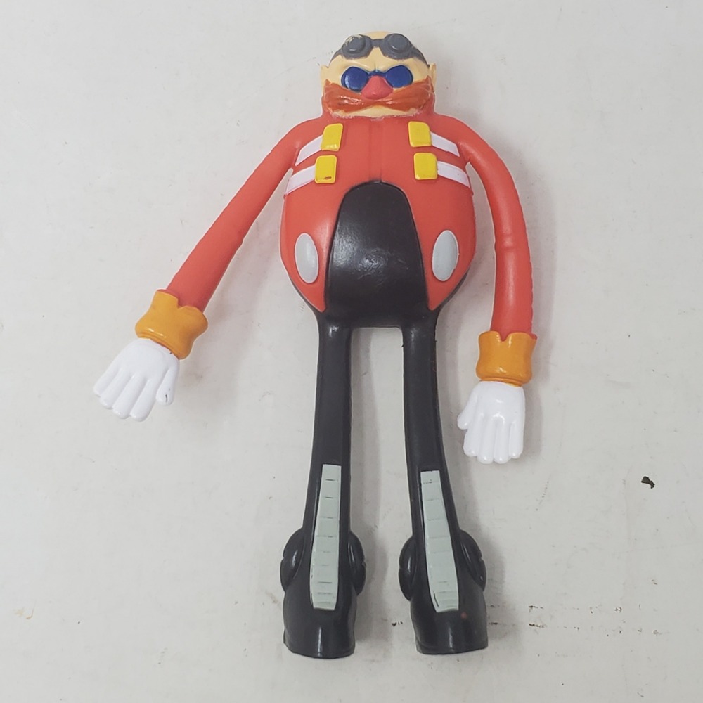 Jazwares Sonic the Hedgehog Dr Eggman Bend-Ems 5.5 inch Action Figure 2022 SEGA